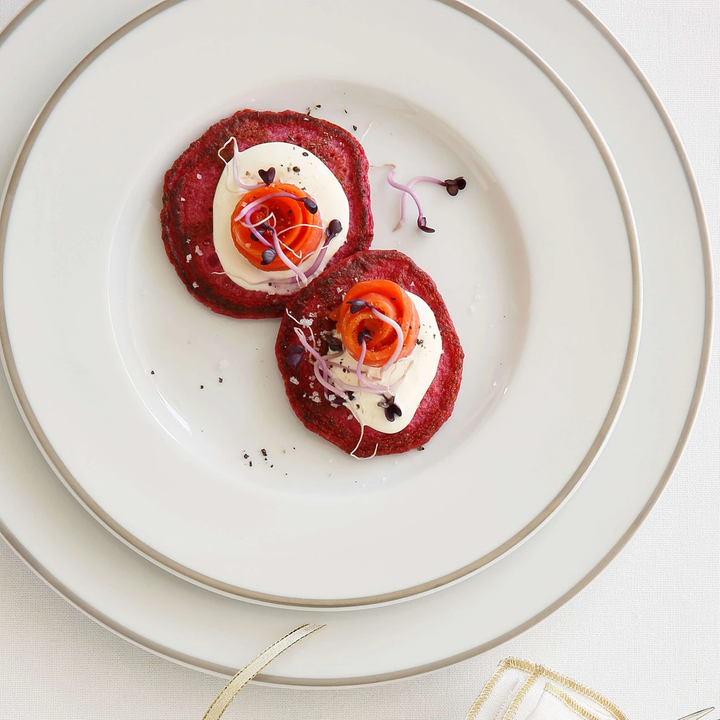 Randen-Blini mit Rauchlachs