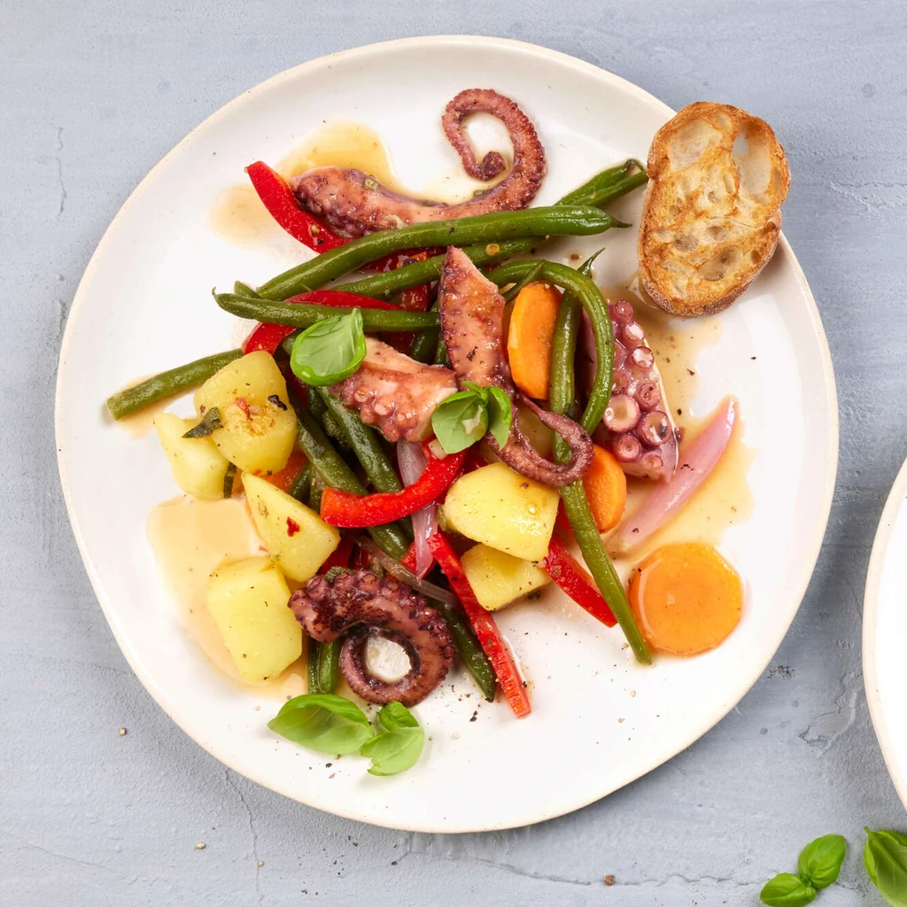 Mediterraner Pulpo-Salat