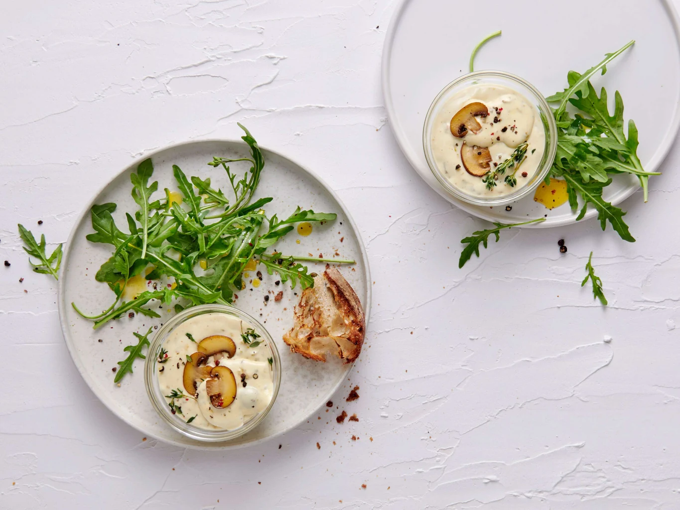 Mousse aux champignons et au safran