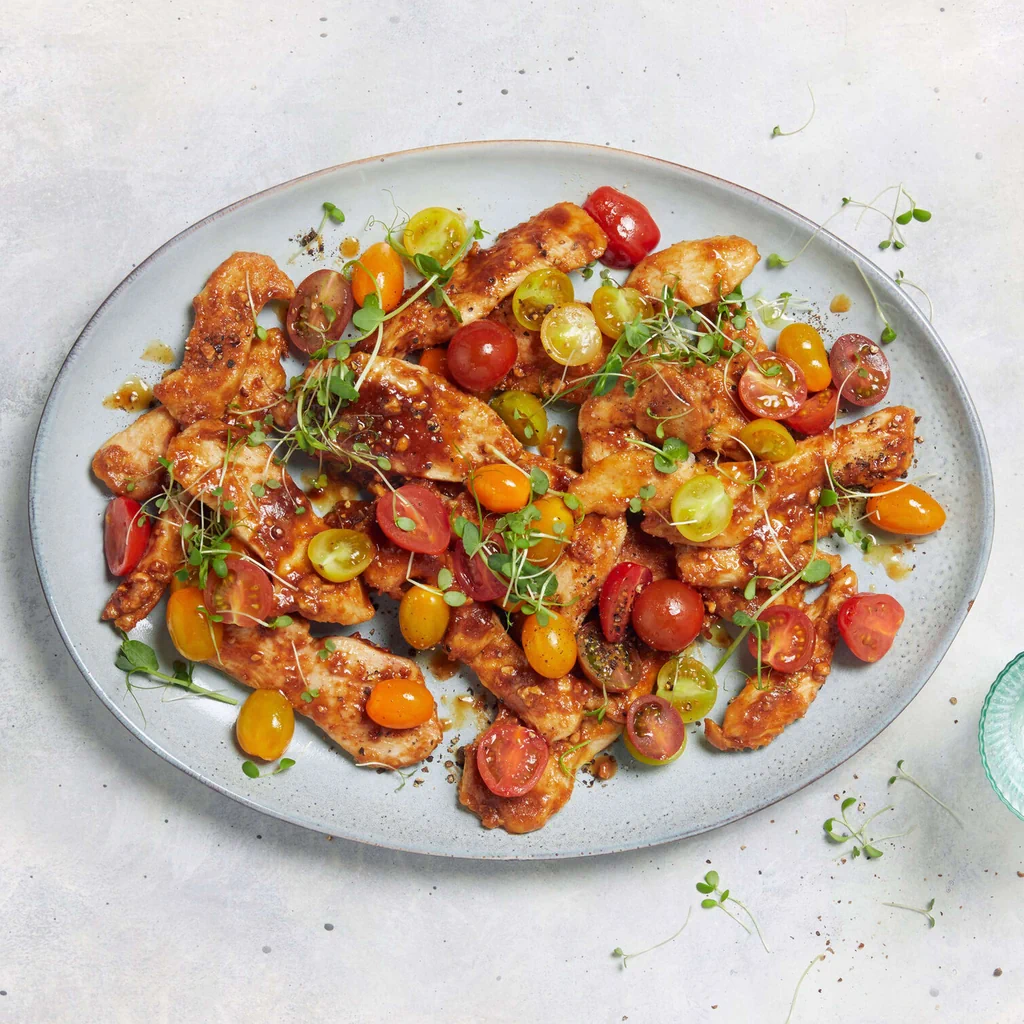 Poulet au beurre de cacahouètes Crunchy