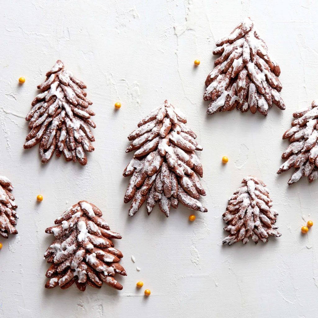 Lebkuchen-Tannenbäume