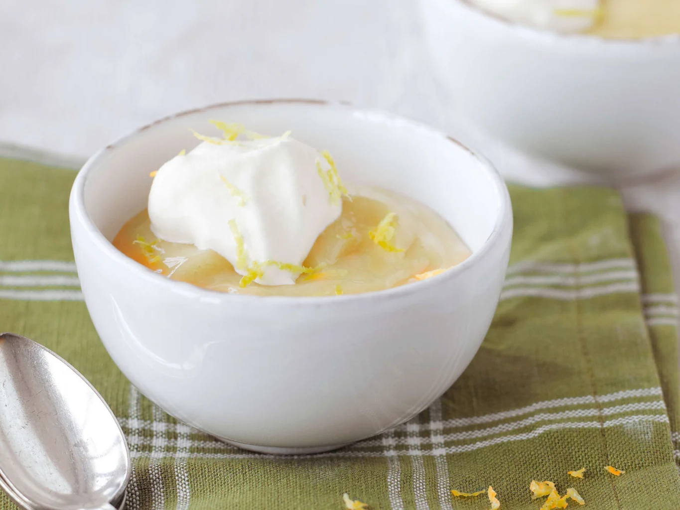 Crema al succo di mele e limone
