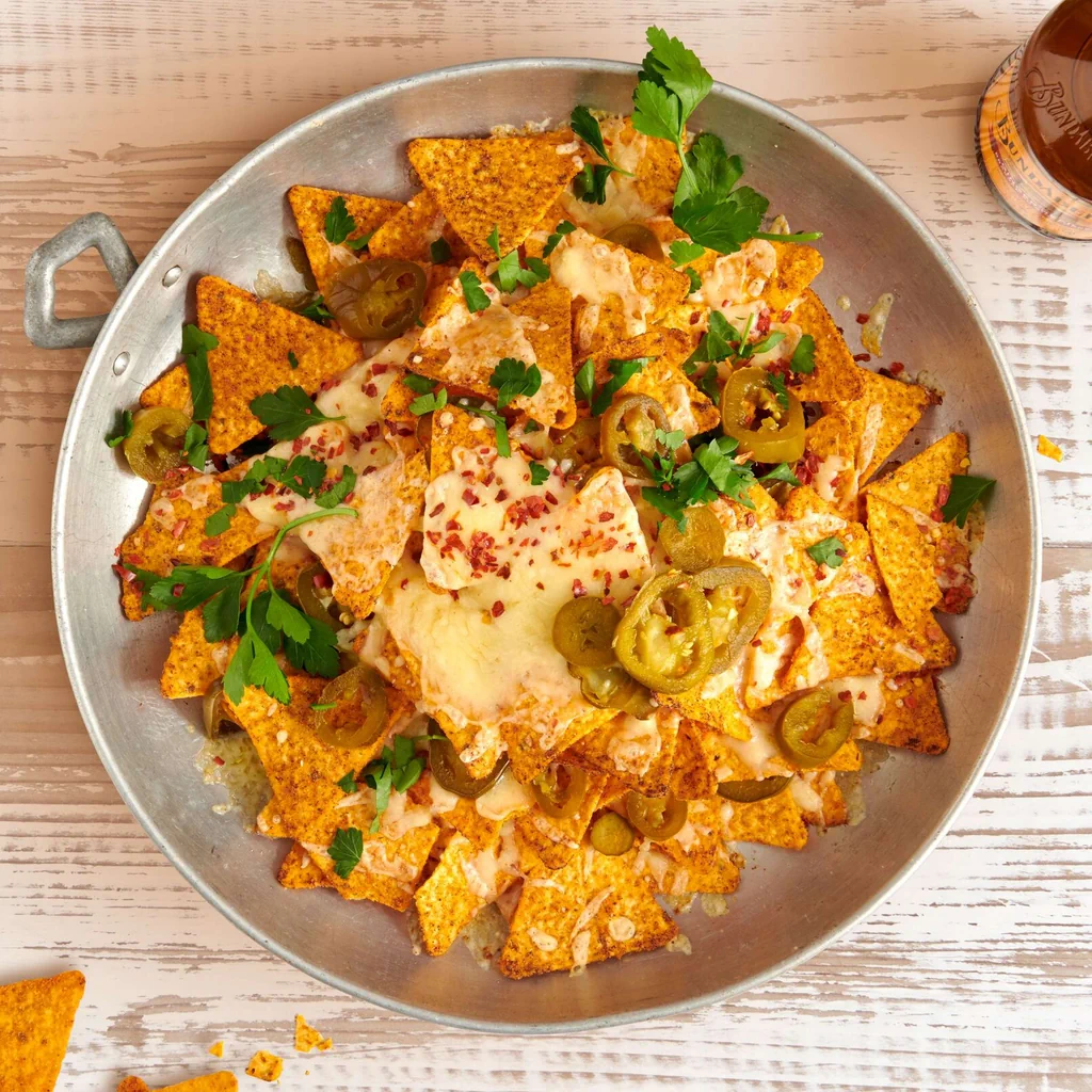 Grill-Nachos mit Käse
