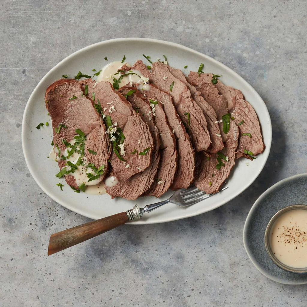 Siedfleisch an Meerrettichsauce