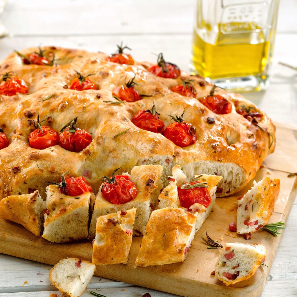 Focaccia al salame