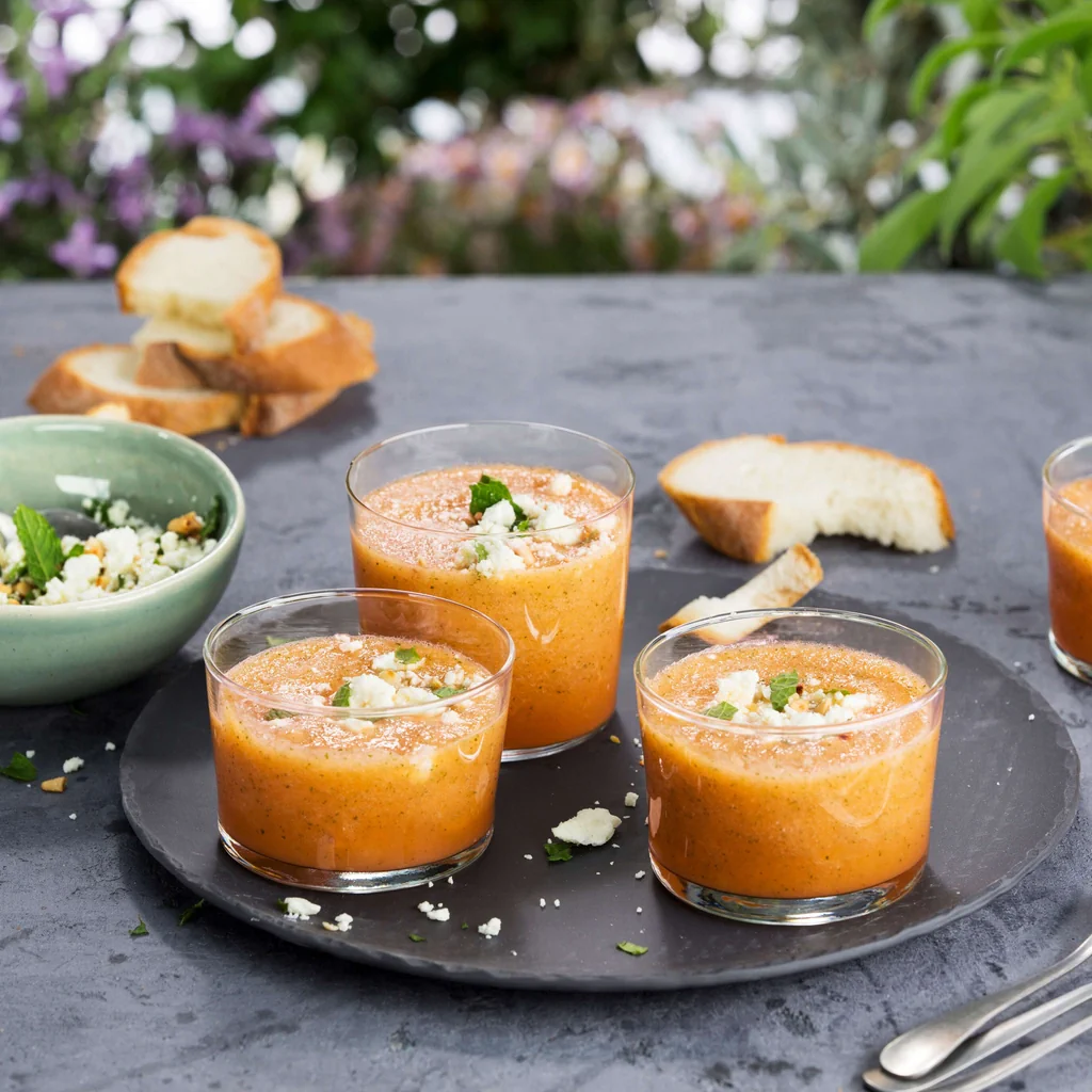 Kalte Melonensuppe