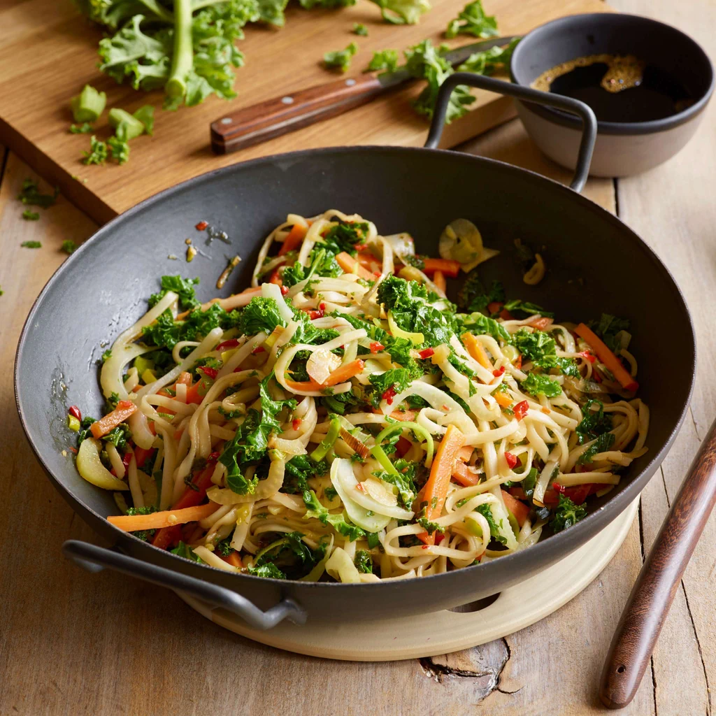 Pasta asiatica alle verdure
