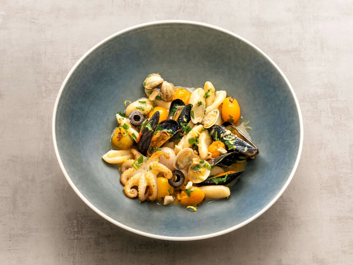 Cavatelli rigati ai frutti di mare 