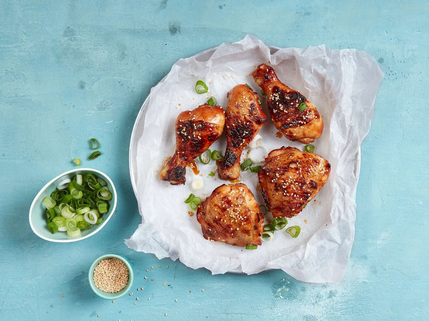 Cosce di pollo al miele e al peperoncino