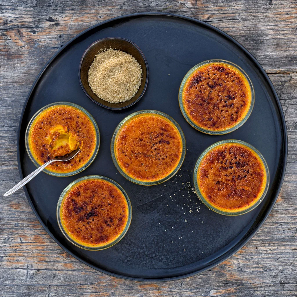 Kürbis-Crème-brûlée
