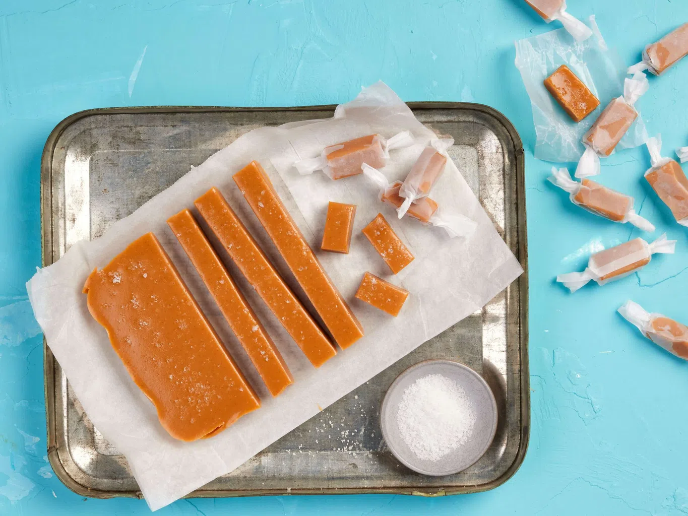 Caramel-Täfeli mit Fleur de sel