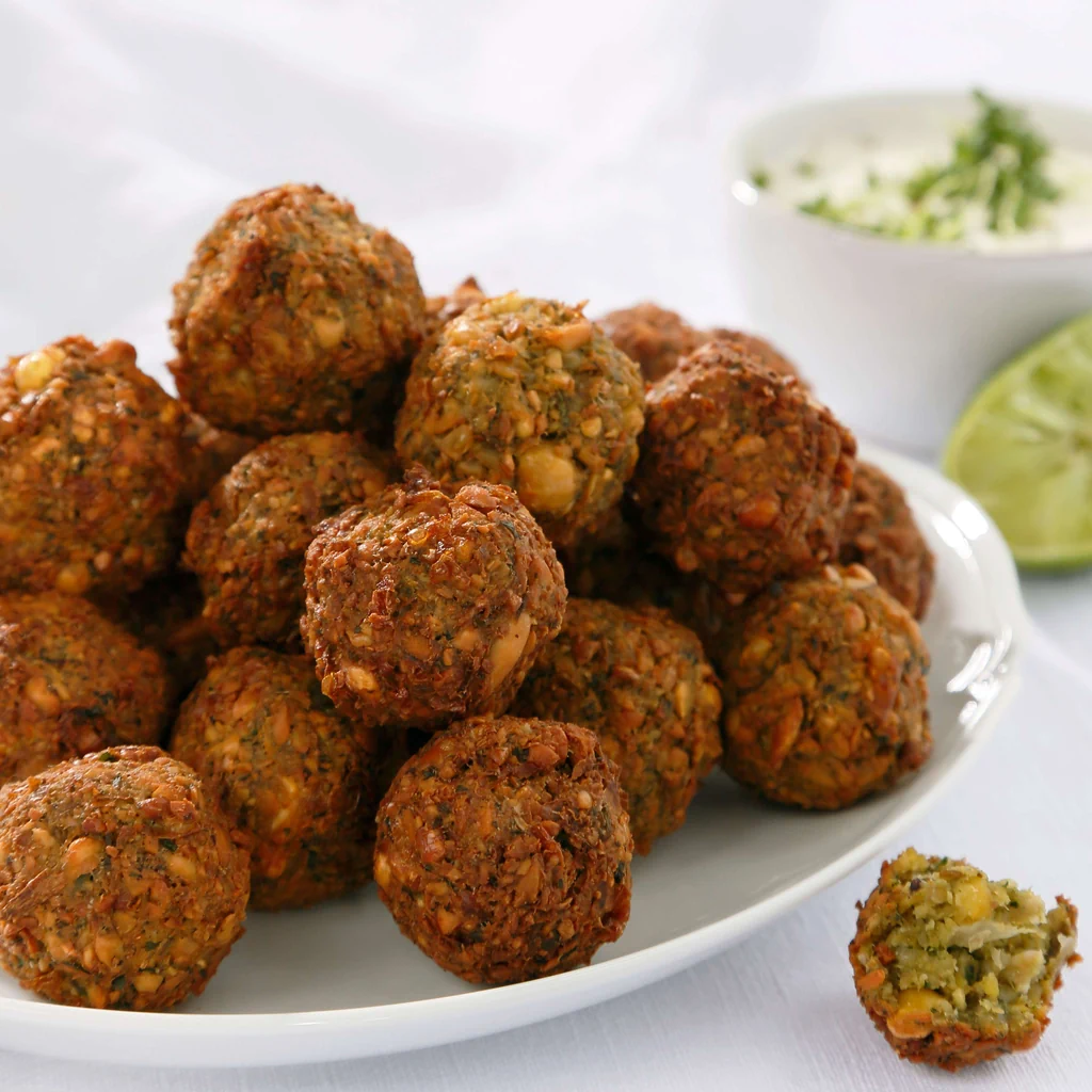 Boulettes de pois chiches et de pignons