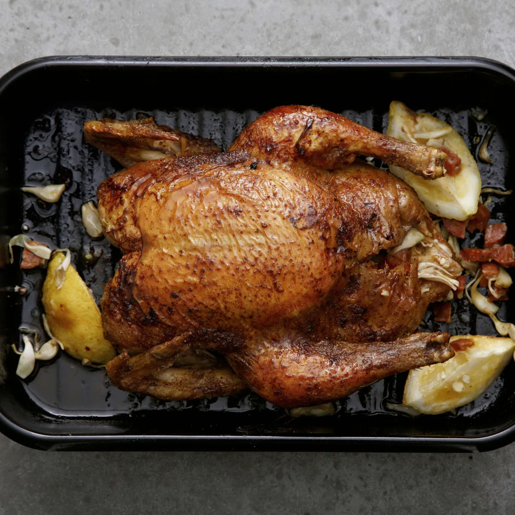 Pollo con 40 spicchi d’aglio