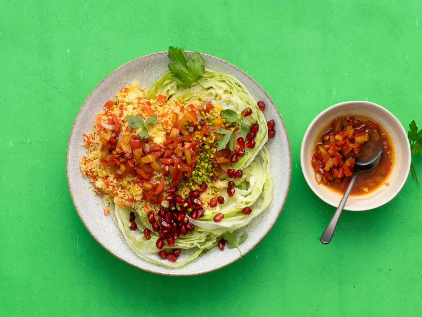 Insalata di cuscus alla melagrana