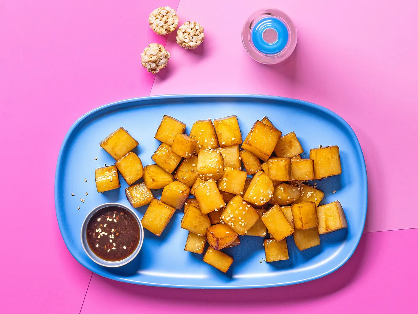 Patate al sesamo alla coreana