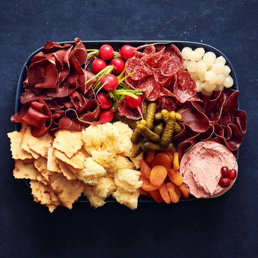 Apéro-Platte mit Wild