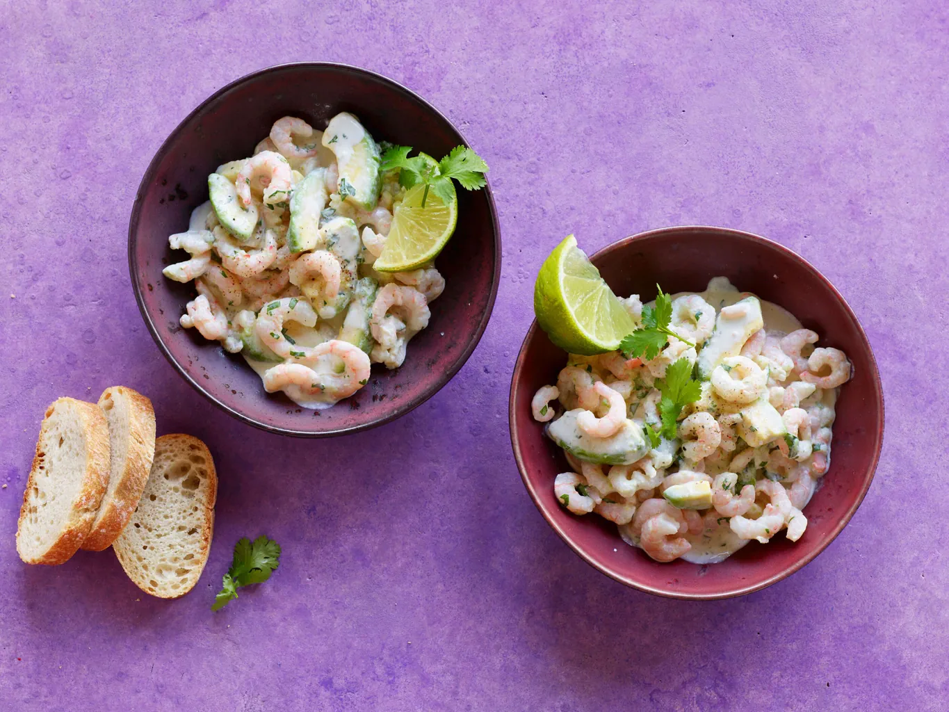 Insalata di gamberetti e avocado