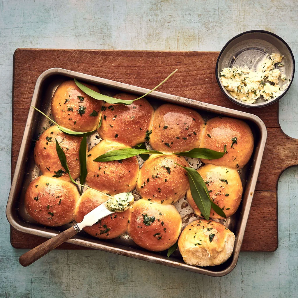 Bärlauchbrötchen