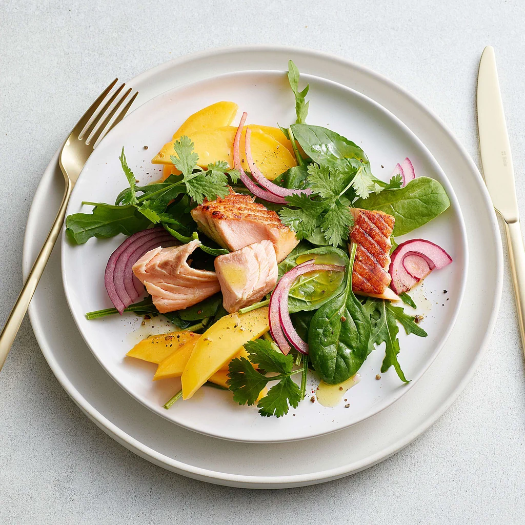 Lachs-Mango-Salat
