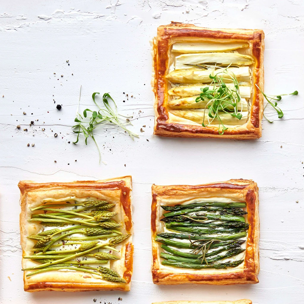 Tartellette agli asparagi