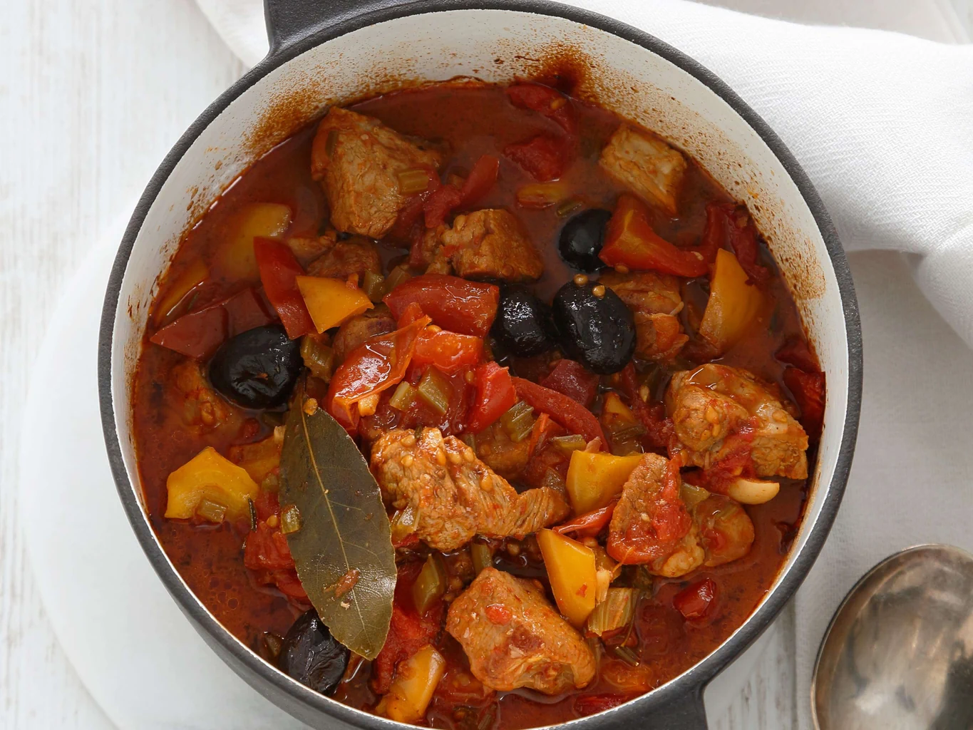 Kalbsragout mit Sommergemüse