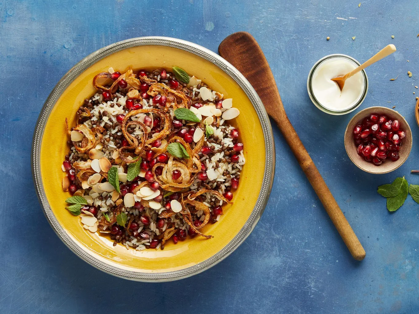 Riz aux lentilles à l'orientale
