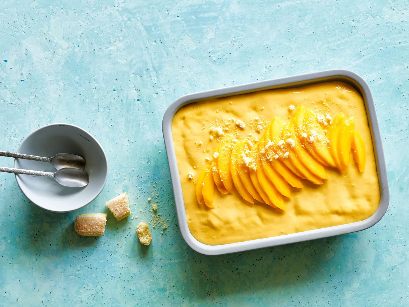 Mango-Biskuit-Creme