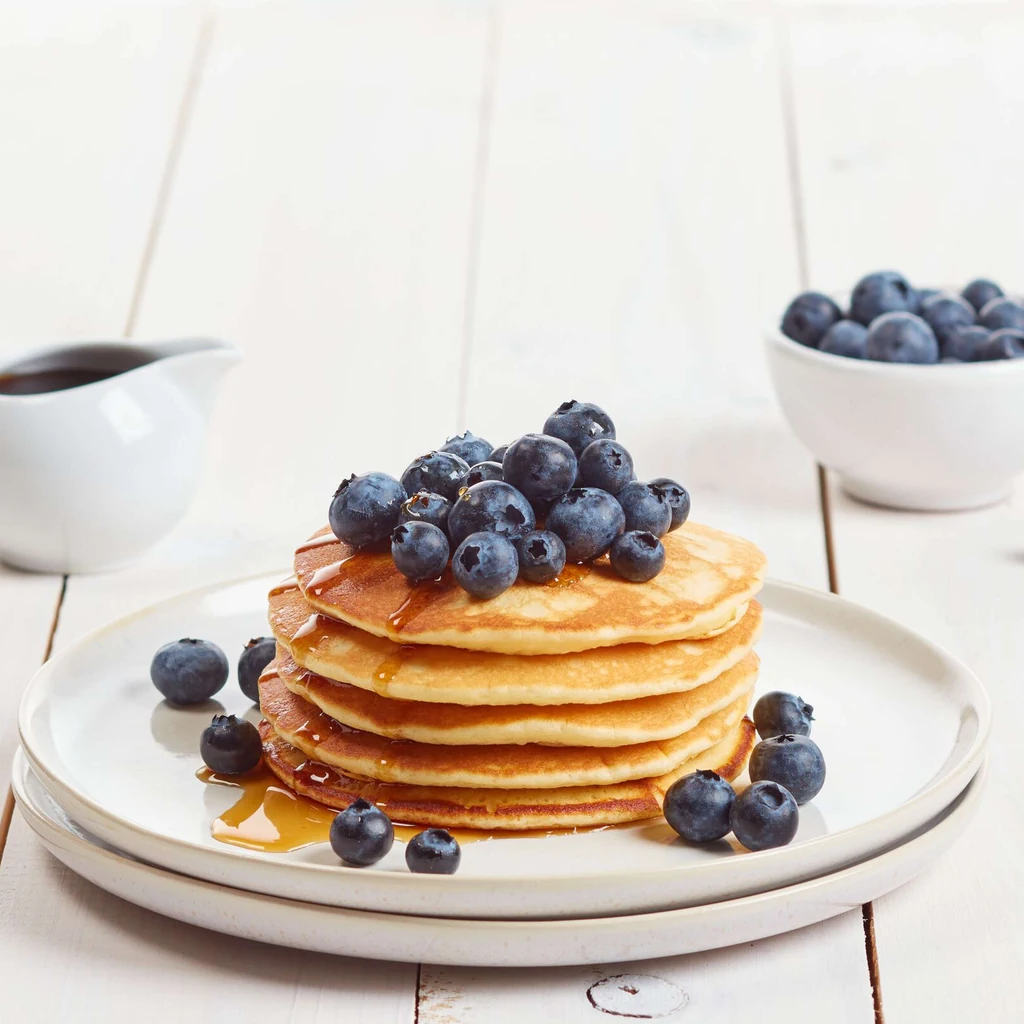 Pancakes con sciroppo d'acero
