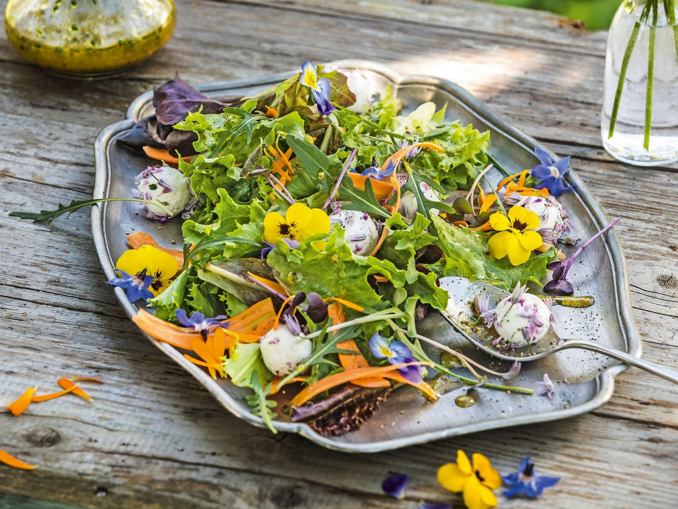 Salade de fleurs