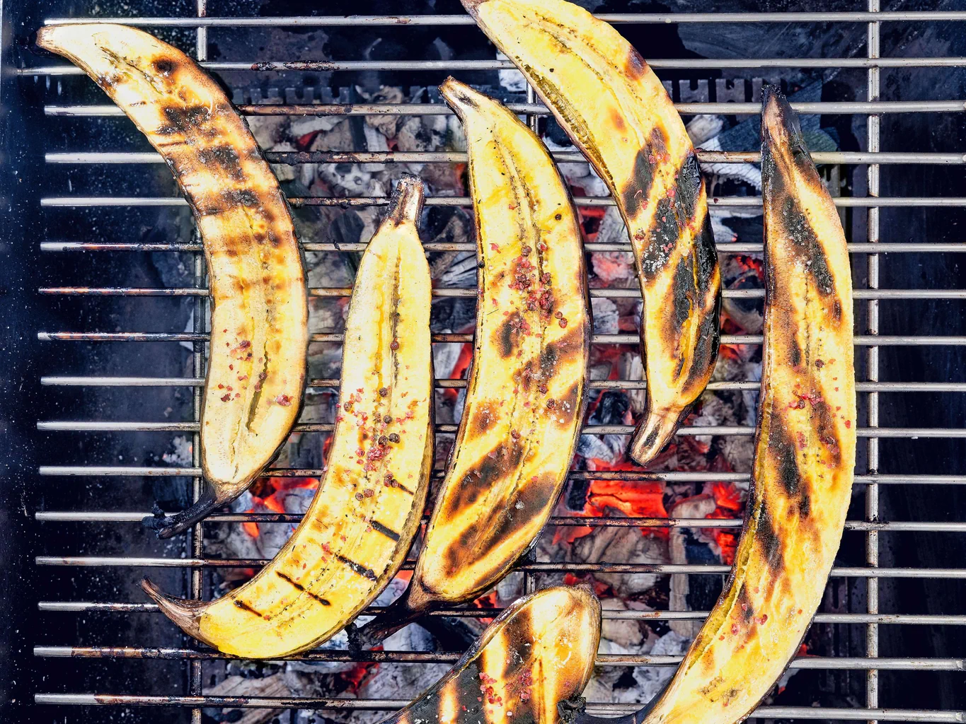 Banane plantain grillée