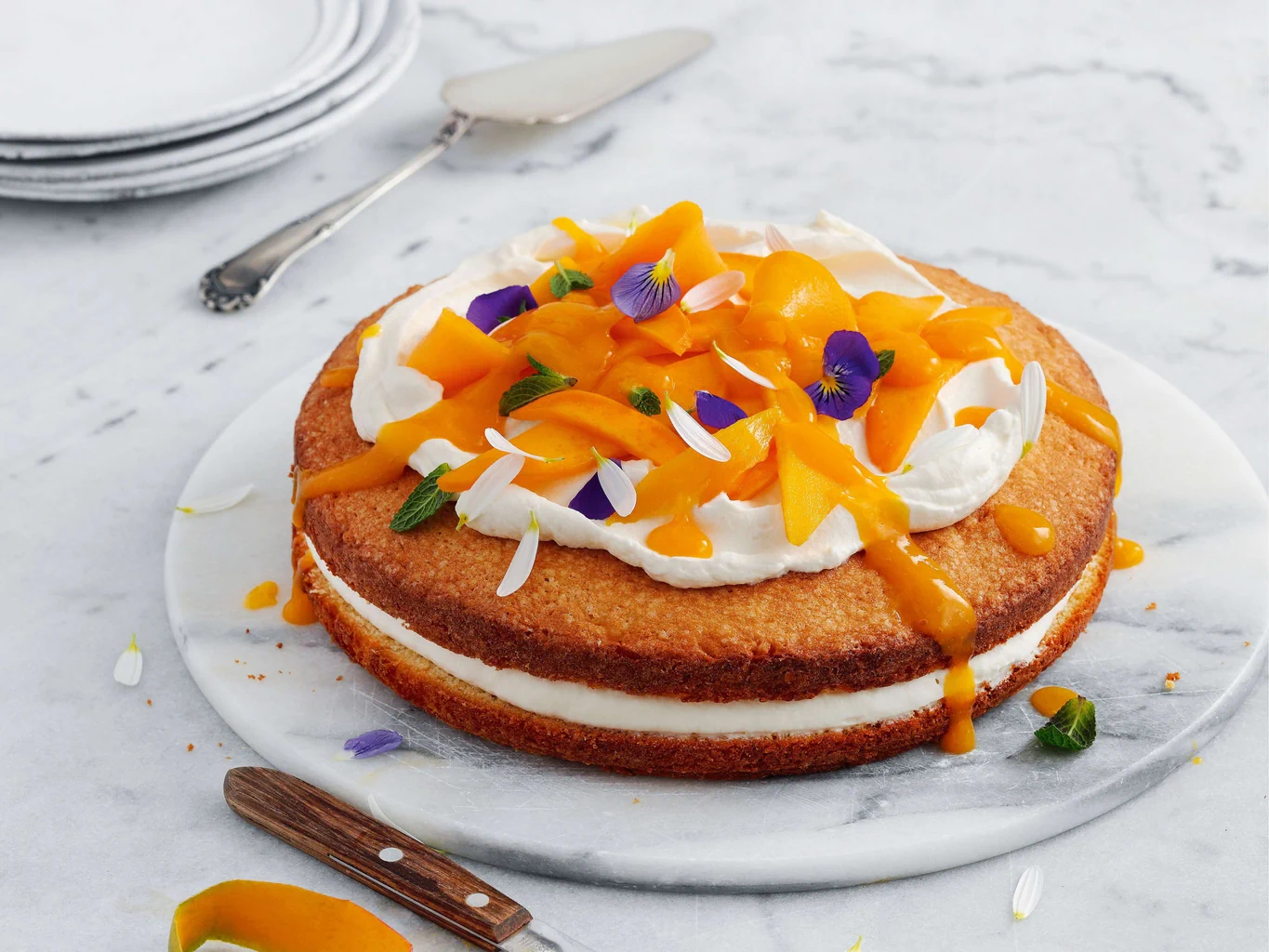 Mango-Sponge-Cake