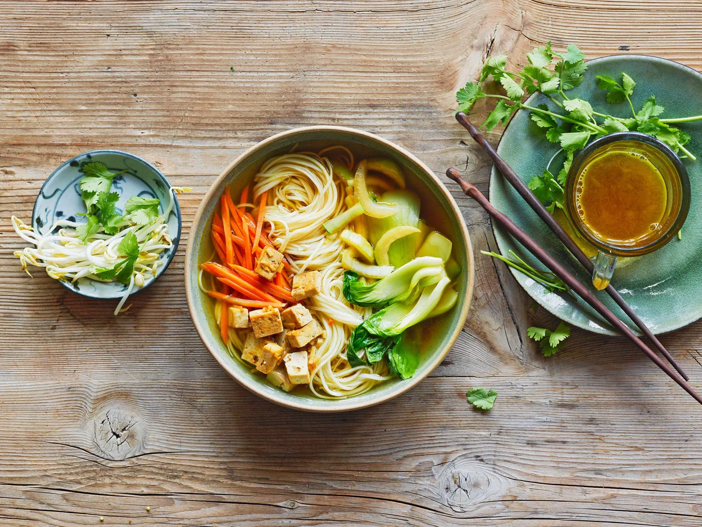 Ramen-Suppe mit Tofu