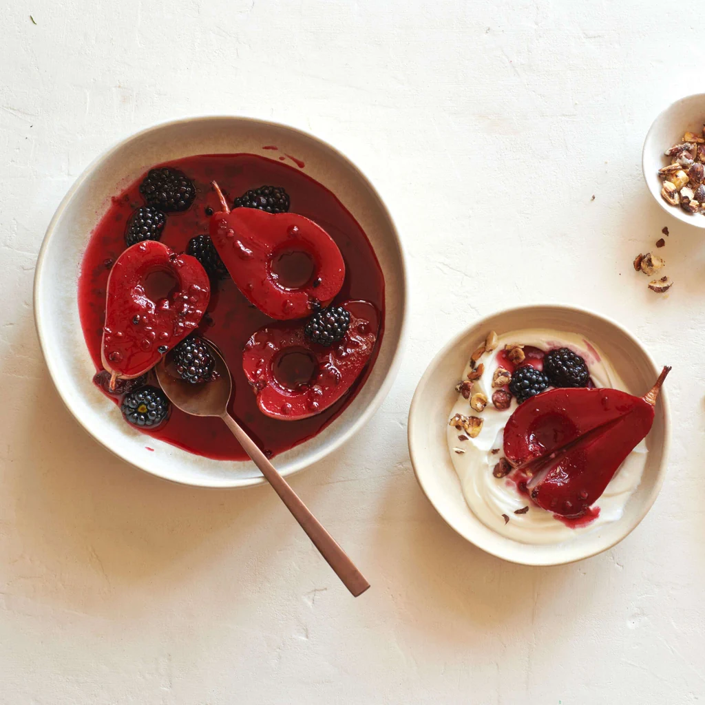 Compote de mûres aux poires