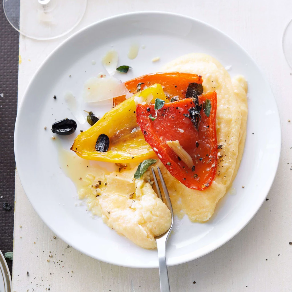 Polenta mit Ofengemüse