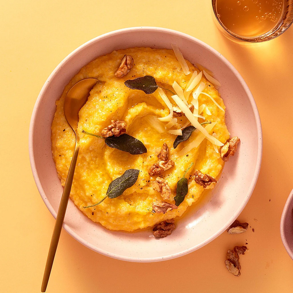 Polenta mit Baumnüssen