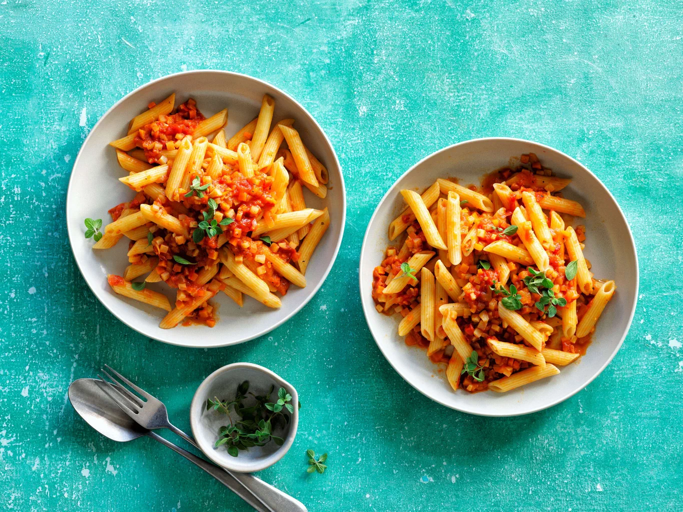 Pâtes à la bolognaise de légumes