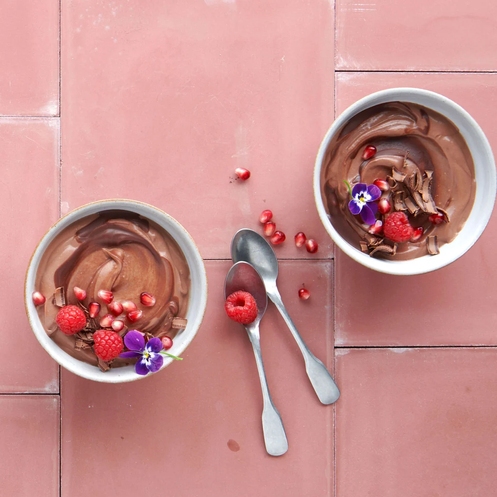 Petits pots de crème chocolat