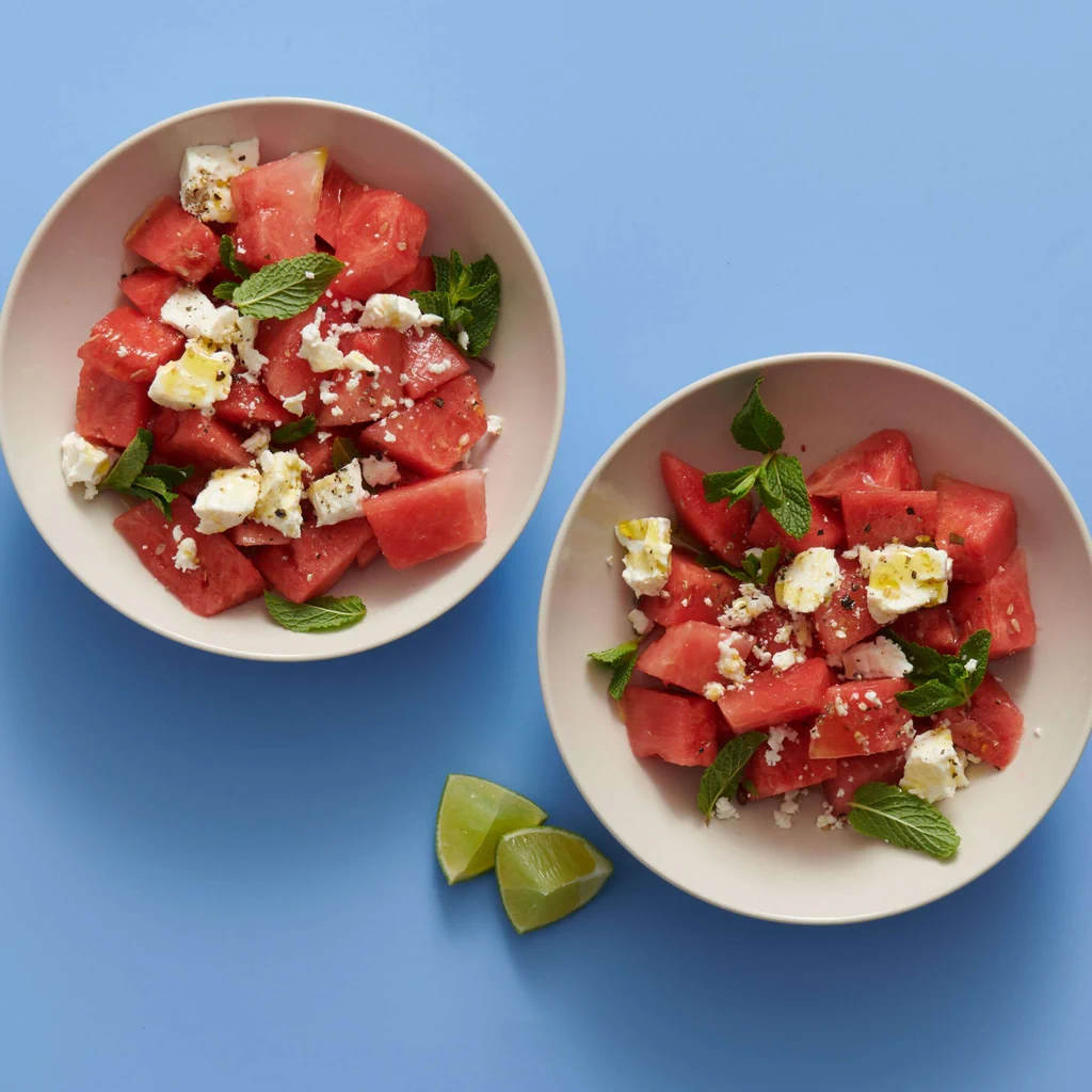 Wassermelonen-Feta-Salat
