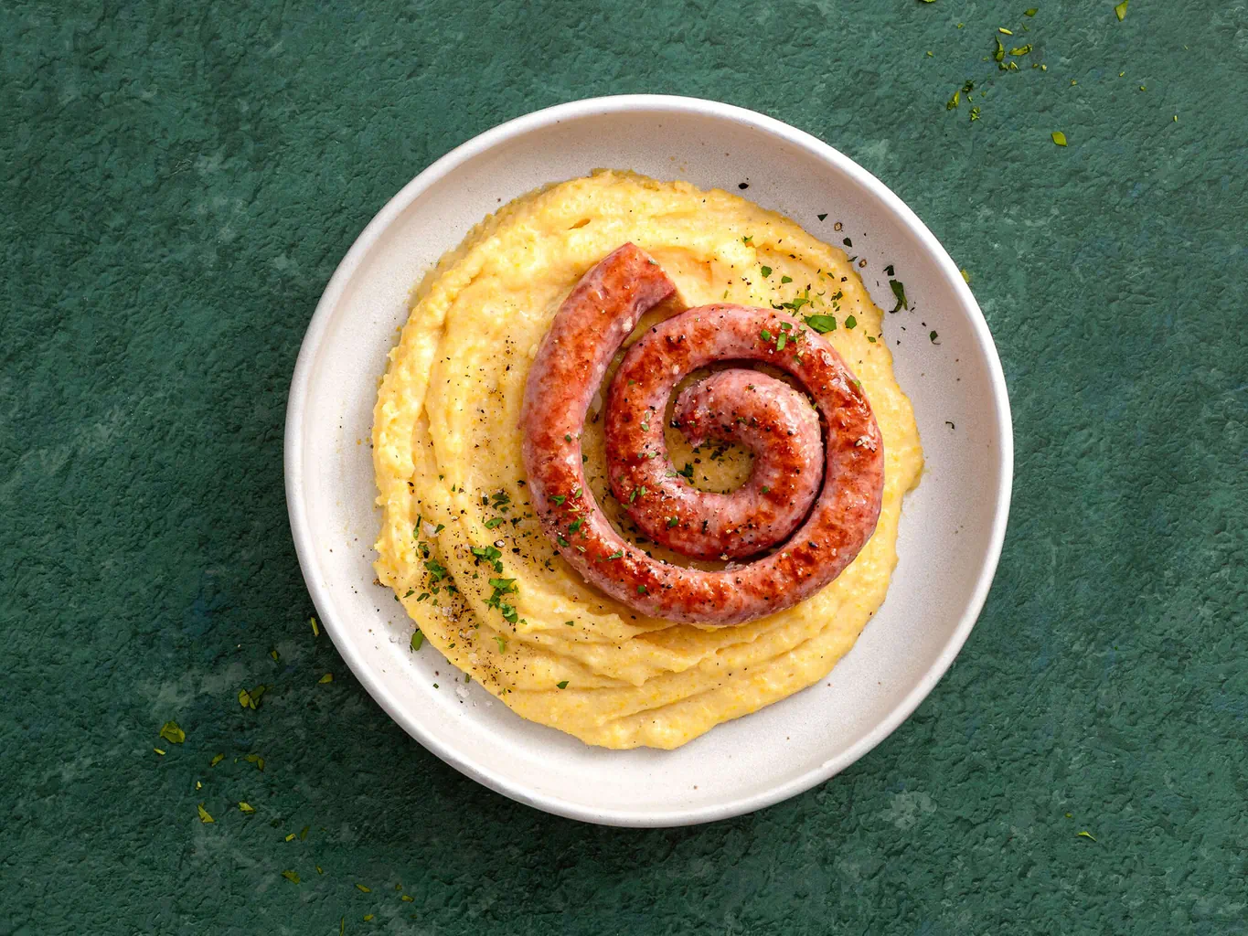 Luganighetta sur polenta