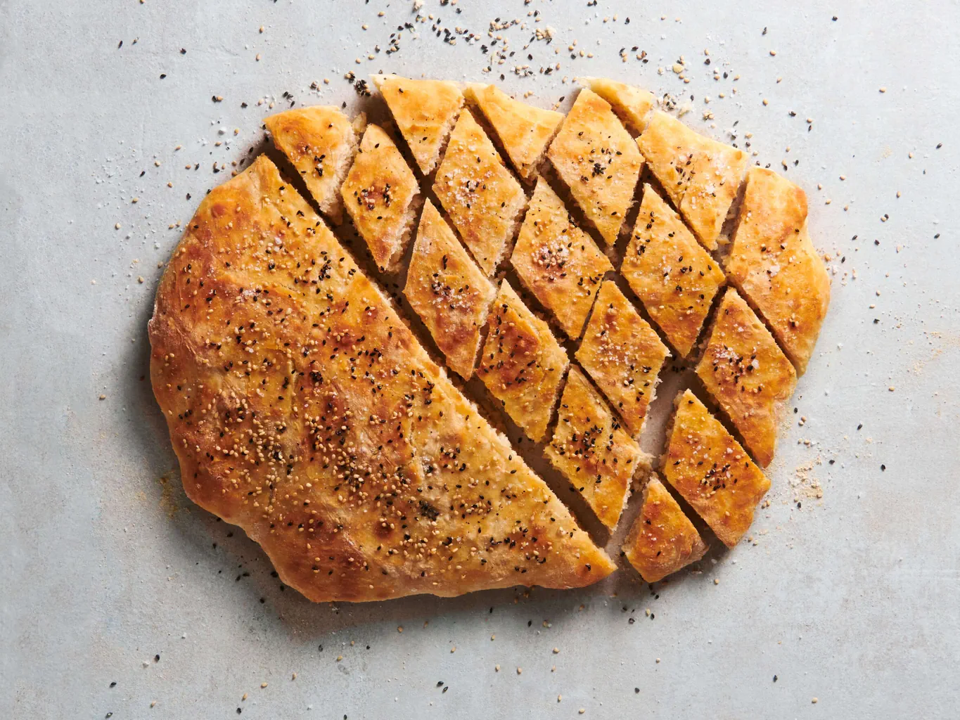 Focaccia al sesamo