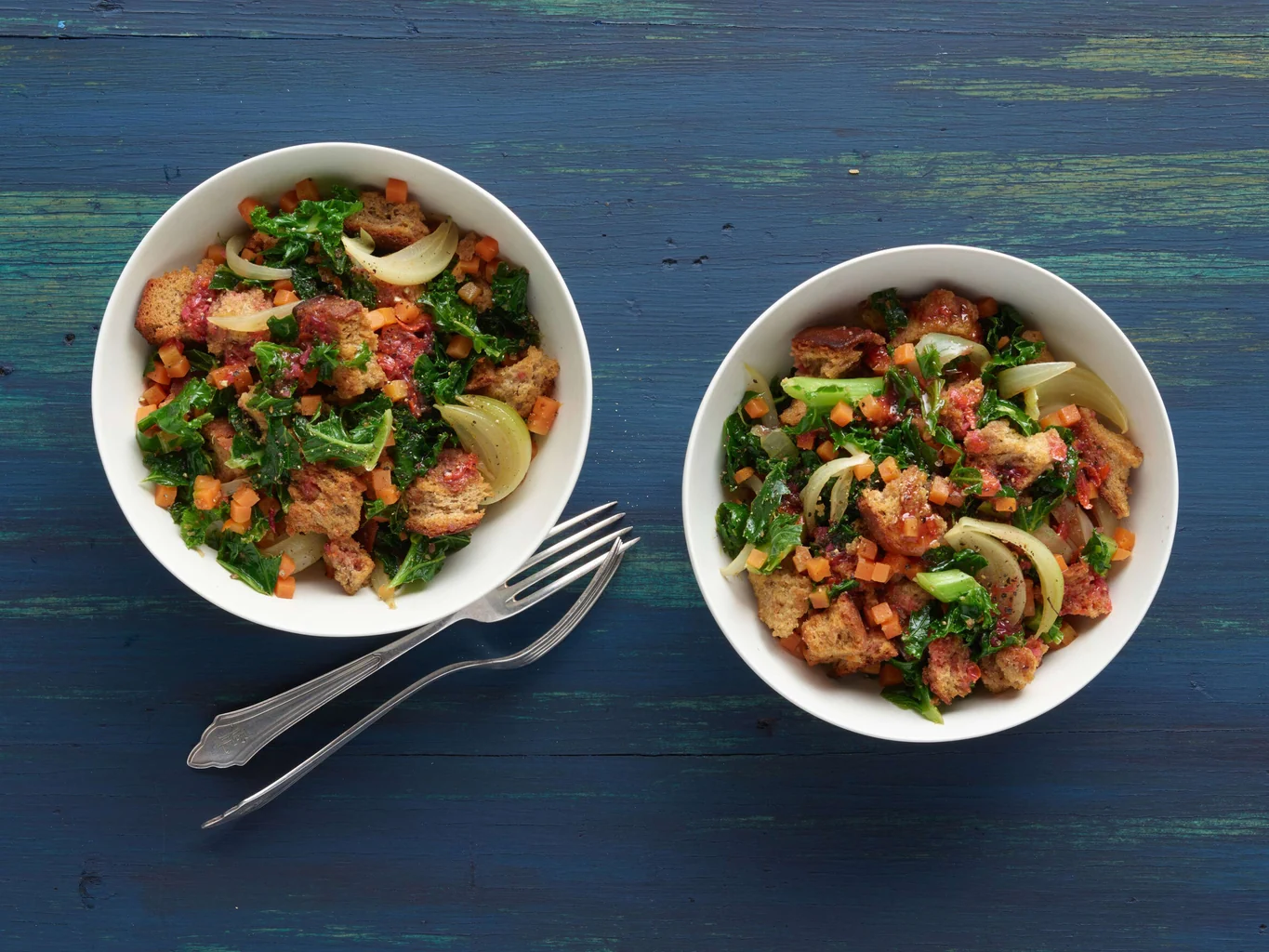 Wintergemüse-Panzanella 