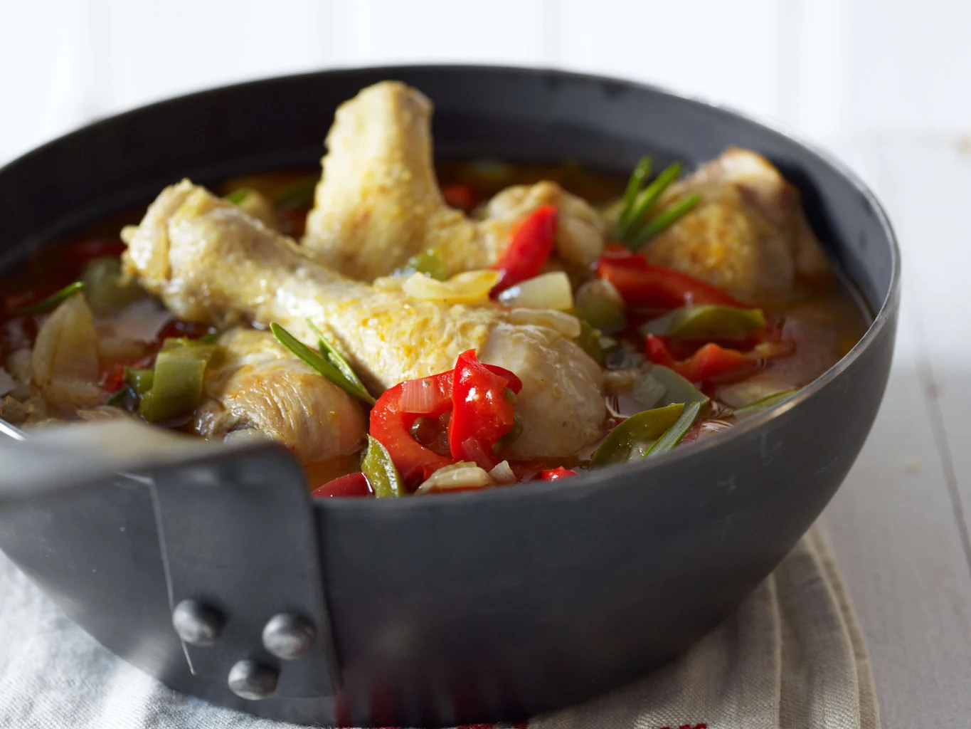 Poulet en sauce