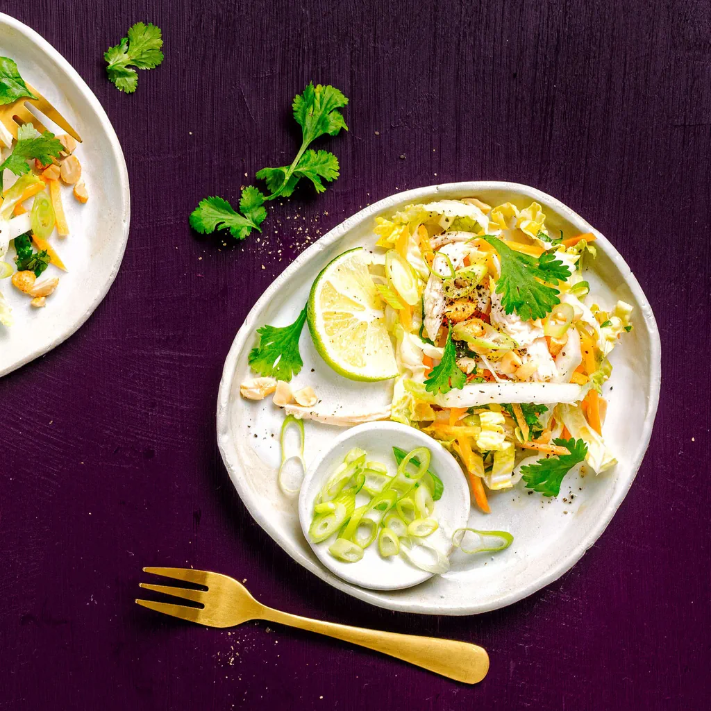 Salade de chou chinois au poulet 