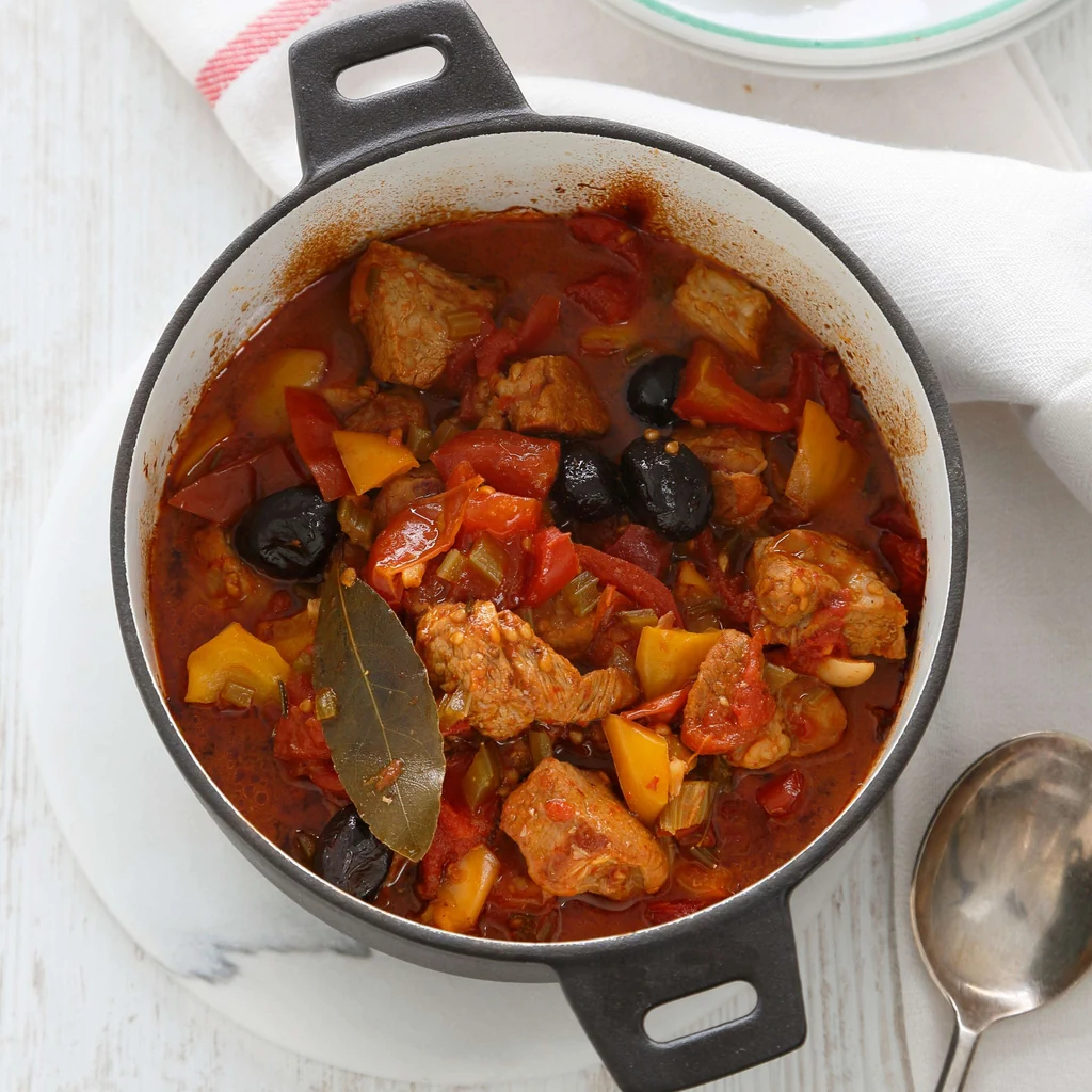 Kalbsragout mit Sommergemüse