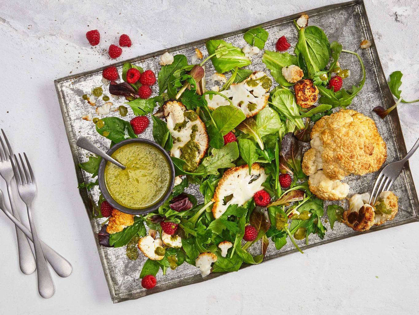Gerösteter Blumenkohl-Salat