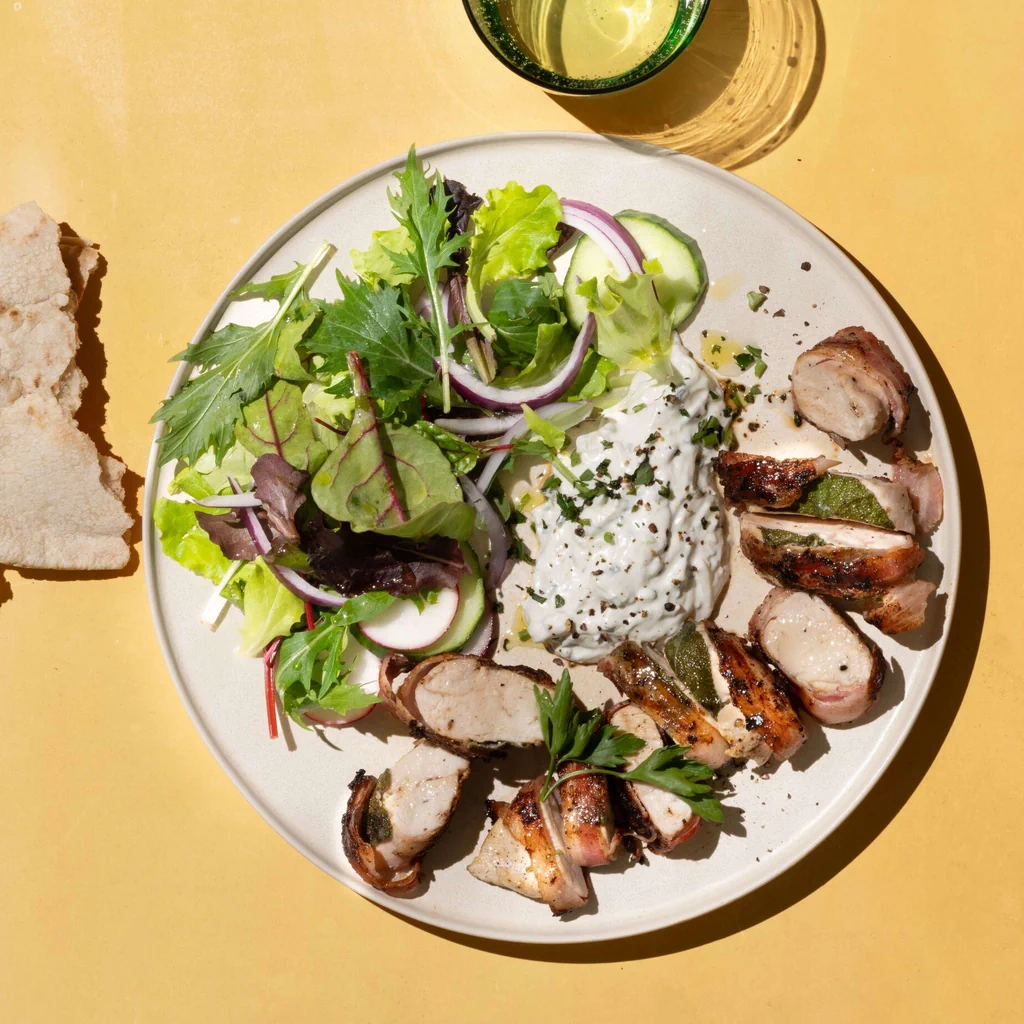 Pouletbrüstchen mit Joghurtmarinade