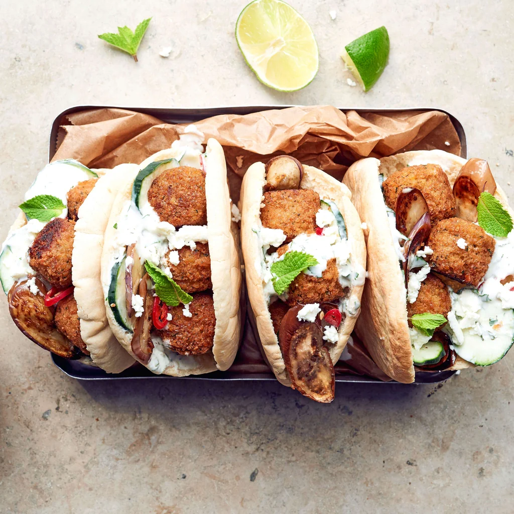 Falafel im Pitabrot