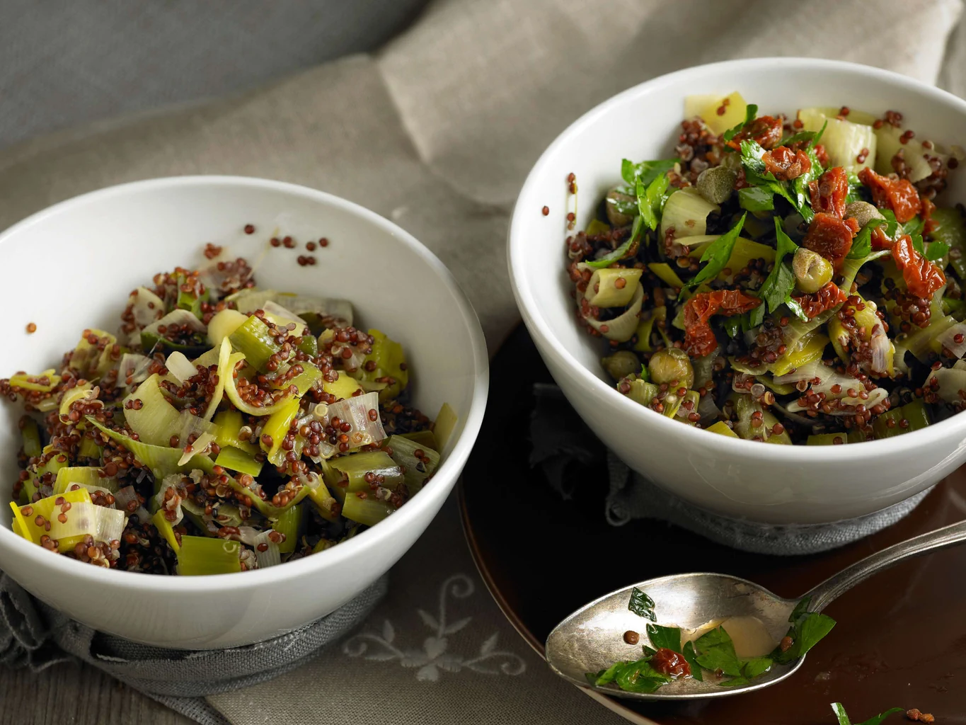Pilaf de quinoa au poireau