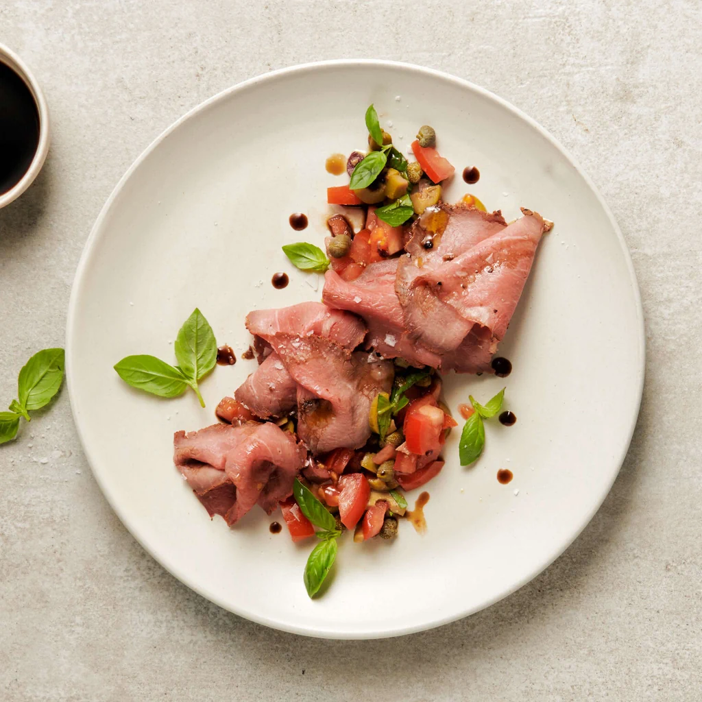 Roastbeef mit Balsamico-Vinaigrette