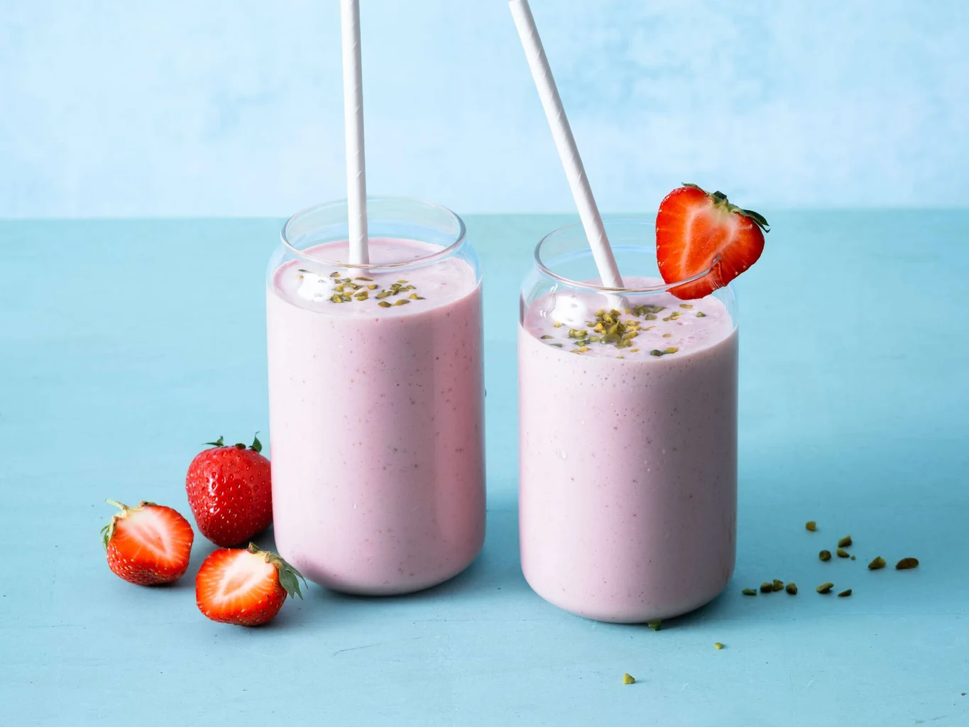 Protein-Erdbeer-Shake